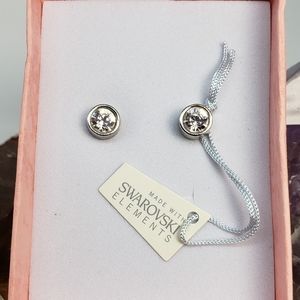 Swarovski Crystal Stud Earrings Like New!